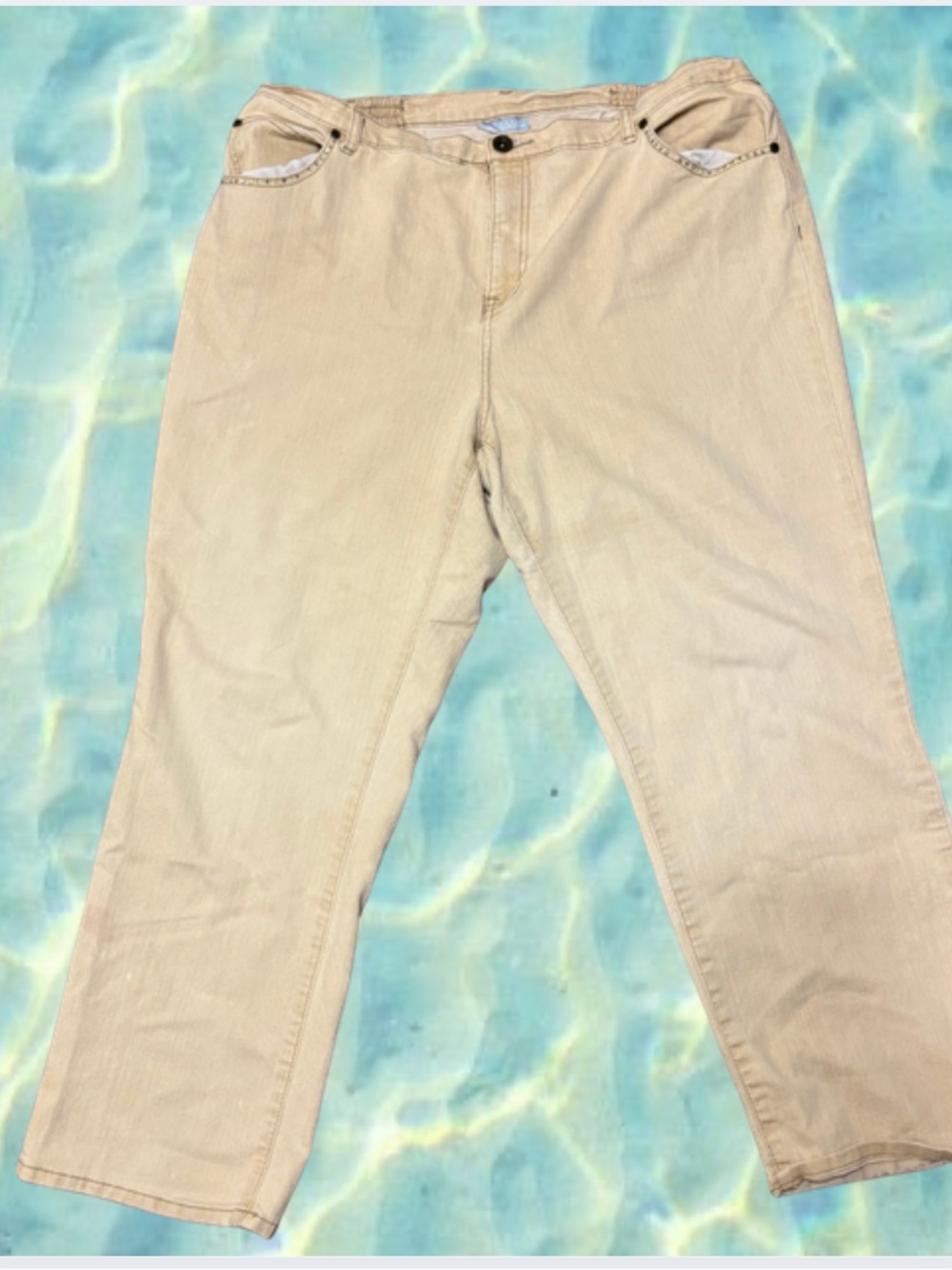 Comfort Waist Khaki Pants – Sparkle Pockets